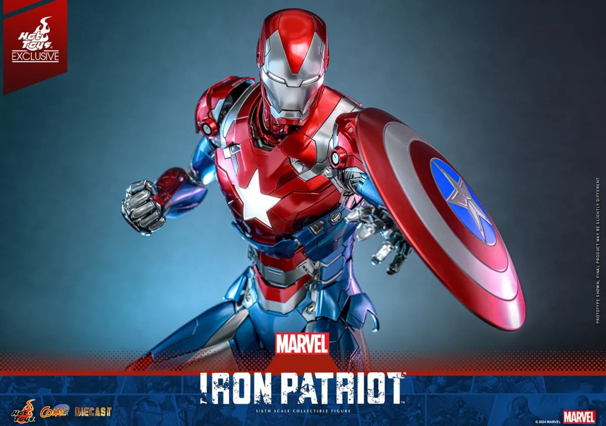 Hot Toys Marvel: Comic Masterpiece Iron Patriot 32cm - Image 18