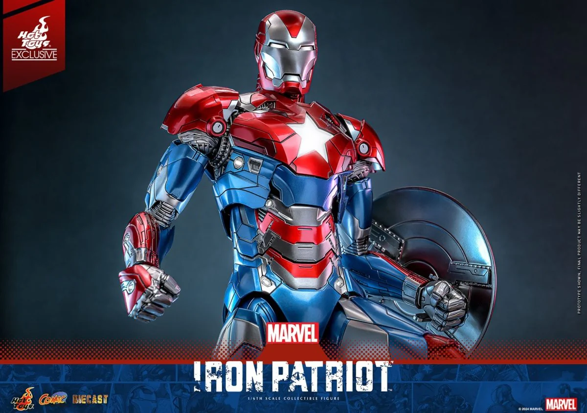 Hot Toys Marvel: Comic Masterpiece Iron Patriot 32cm - Image 19