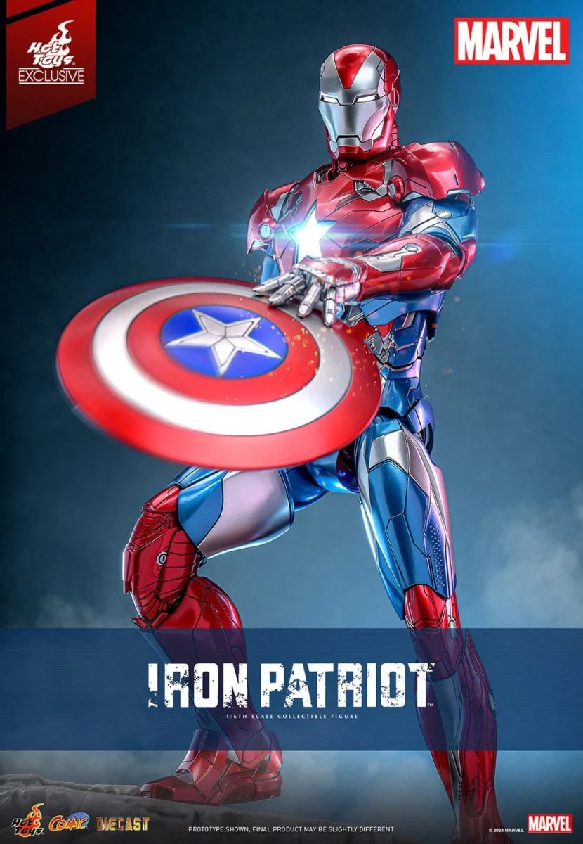Hot Toys Marvel: Comic Masterpiece Iron Patriot 32cm - Image 2