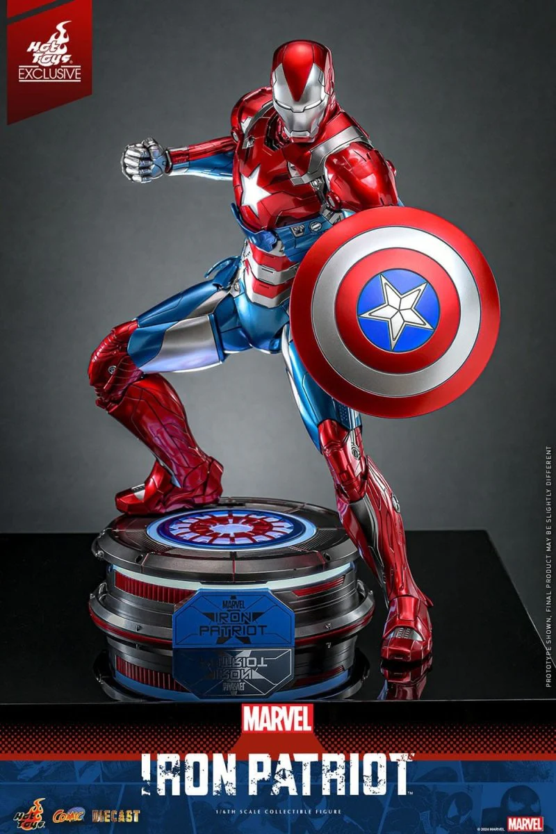 Hot Toys Marvel: Comic Masterpiece Iron Patriot 32cm - Image 8