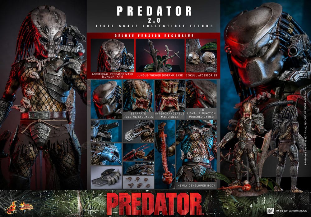 Hot Toys Predator: Predator (2.0) Deluxe Version 34cm - Image 21