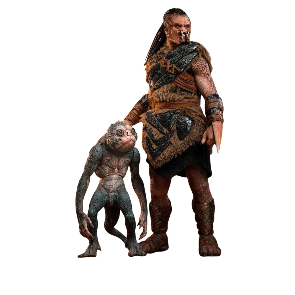 Hot Toys Predator: Badlands Masterpiece 2-Pack 1/6 Dek (Bone Bison Armor) and Bud 31cm