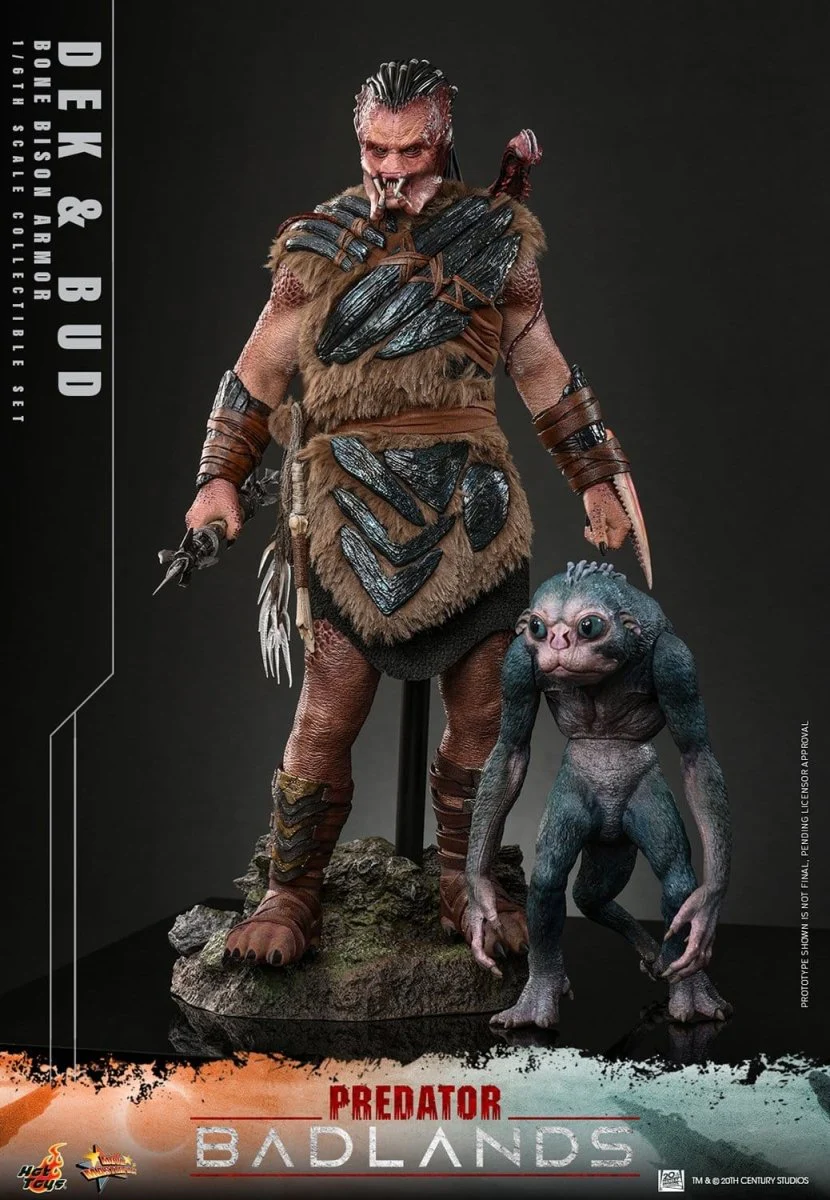 Hot Toys Predator: Badlands Masterpiece 2-Pack 1/6 Dek (Bone Bison Armor) and Bud 31cm - Image 17