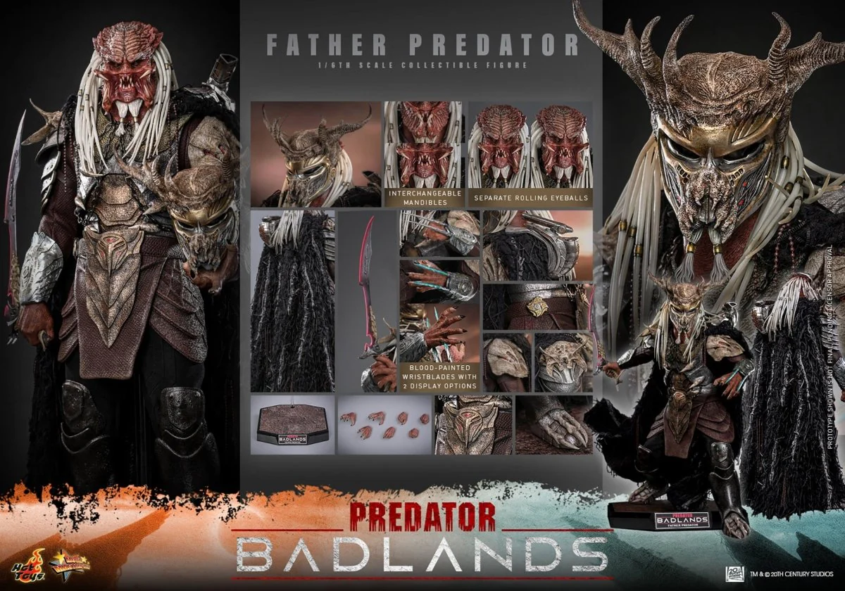 Hot Toys Predator: Badlands Movie Masterpiece Njohrr 36cm - Image 4