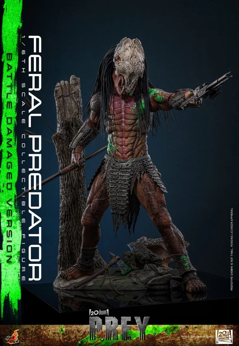 Hot Toys Prey: Feral Predator (Battle Damaged Version) 37cm - Image 10