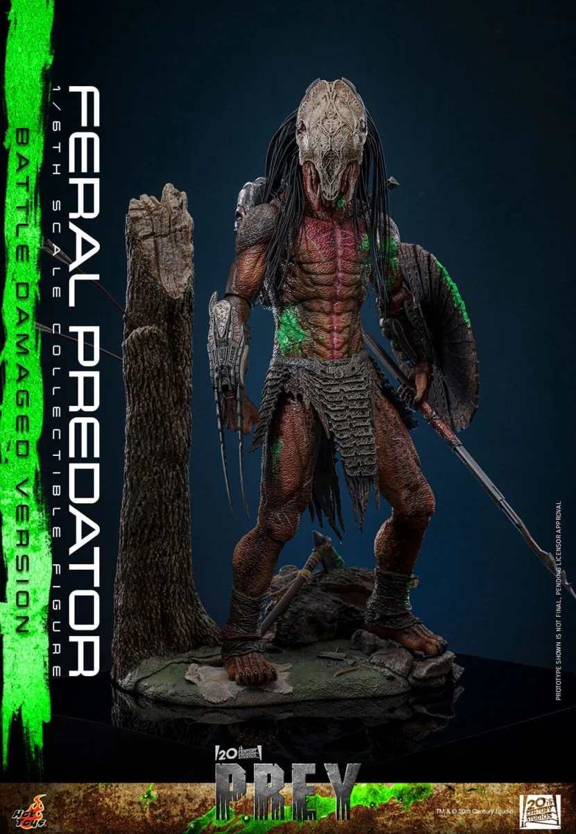 Hot Toys Prey: Feral Predator (Battle Damaged Version) 37cm - Image 11