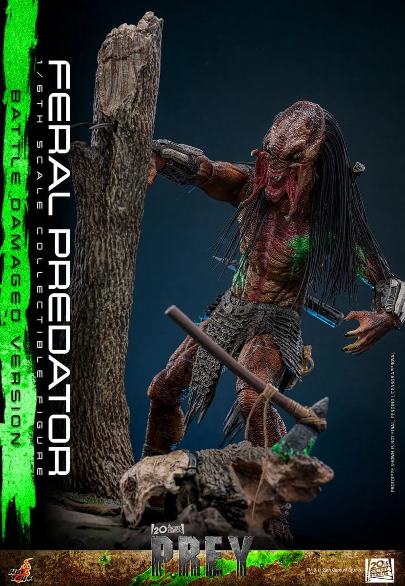 Hot Toys Prey: Feral Predator (Battle Damaged Version) 37cm - Image 12