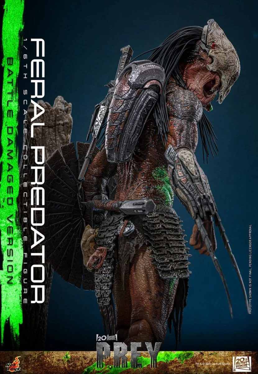 Hot Toys Prey: Feral Predator (Battle Damaged Version) 37cm - Image 15