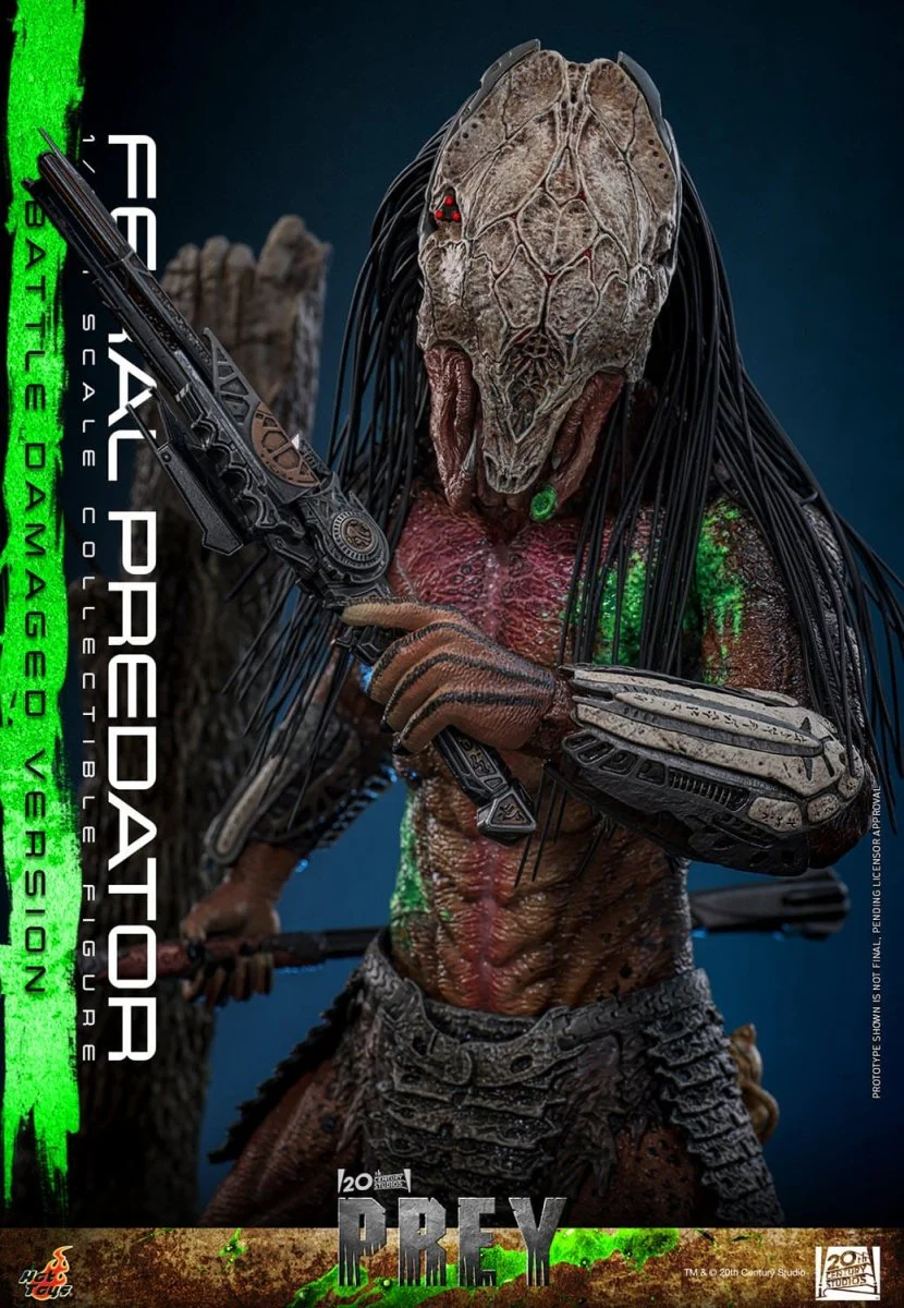 Hot Toys Prey: Feral Predator (Battle Damaged Version) 37cm - Image 16