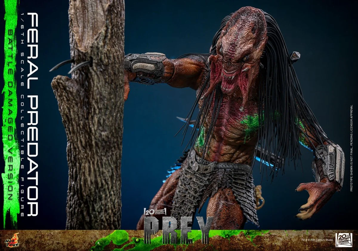 Hot Toys Prey: Feral Predator (Battle Damaged Version) 37cm - Image 18