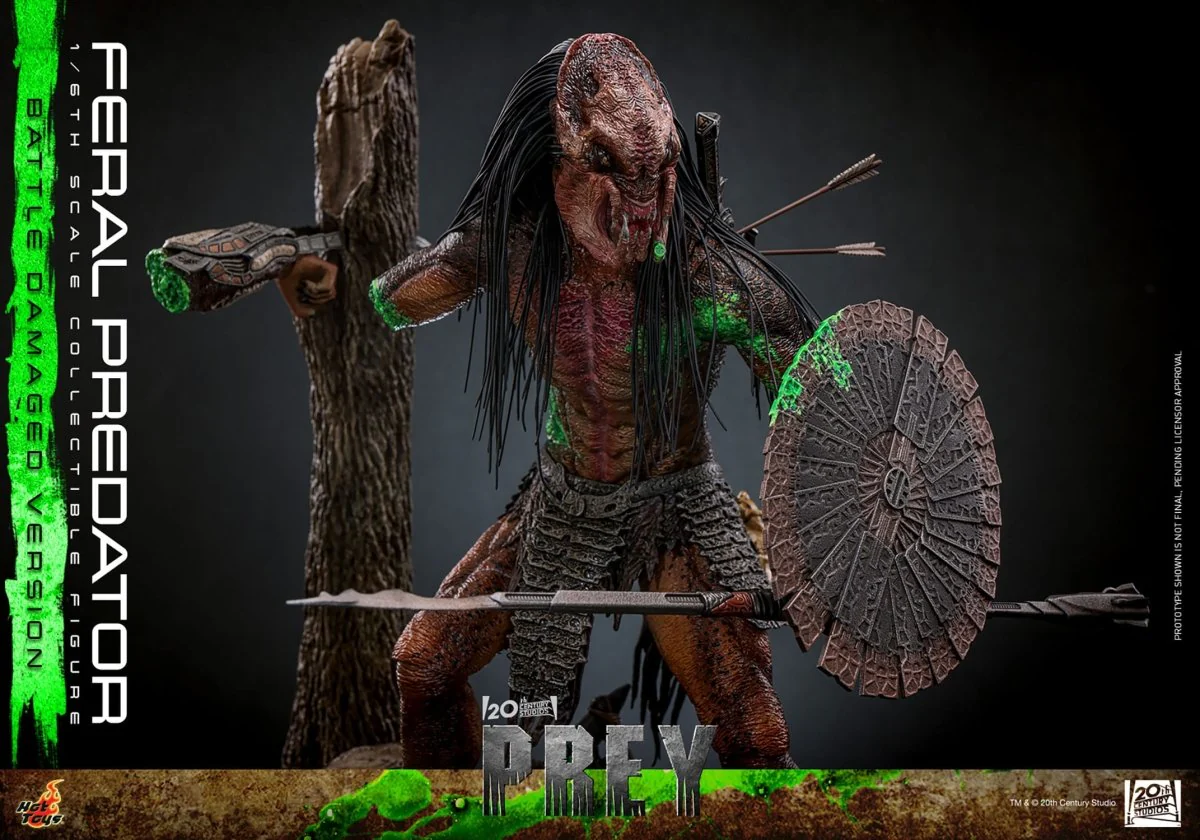 Hot Toys Prey: Feral Predator (Battle Damaged Version) 37cm - Image 19