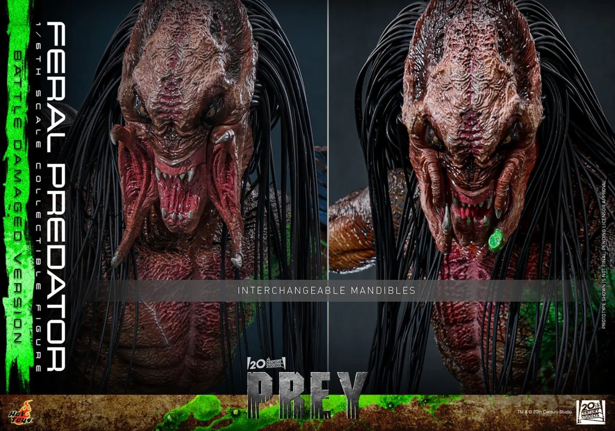 Hot Toys Prey: Feral Predator (Battle Damaged Version) 37cm - Image 3
