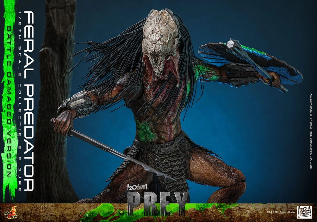 Hot Toys Prey: Feral Predator (Battle Damaged Version) 37cm - Image 9