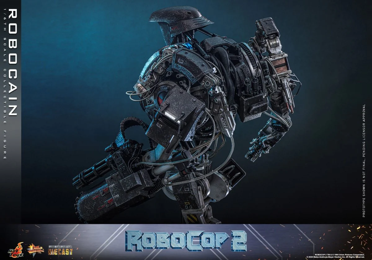 Hot Toys RoboCop 2: Movie Masterpiece RoboCain 40cm - Image 21