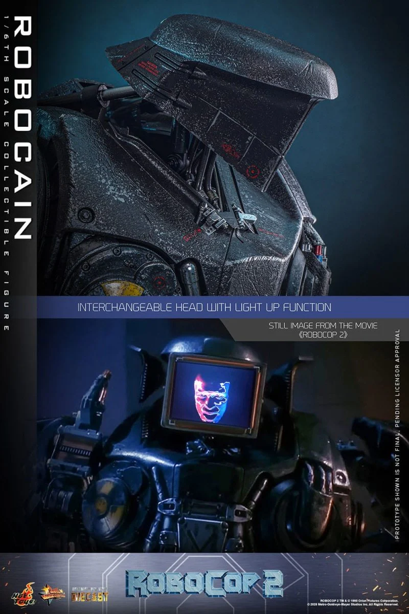 Hot Toys RoboCop 2: Movie Masterpiece RoboCain 40cm - Image 6