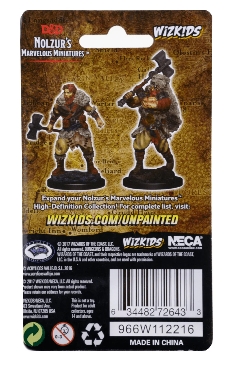Human Male Barbarian: D&D Nolzur's Marvelous Unpainted Miniatures (W1) - Image 5