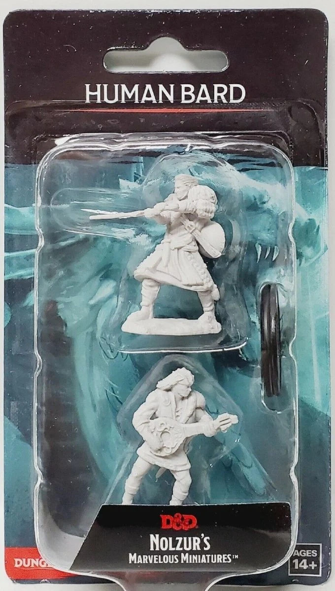 Human Male Bard: D&D Nolzur's Marvelous Unpainted Miniatures (W4) - Image 3
