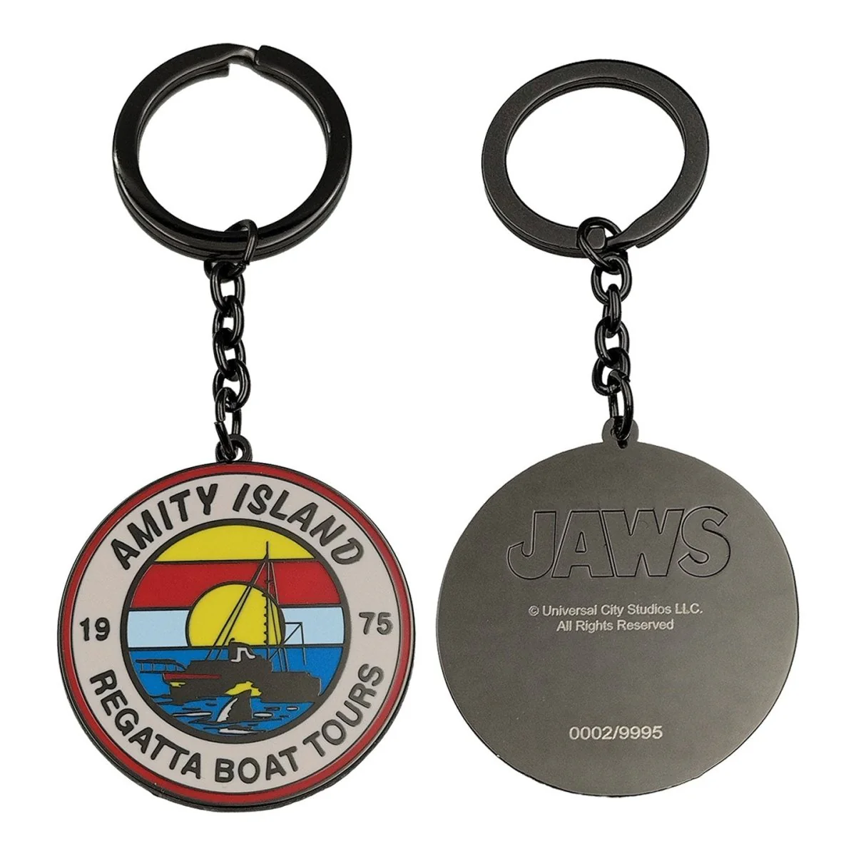 Jaws 50th Anniversary Regatta Boat Tour Keyring - Image 2