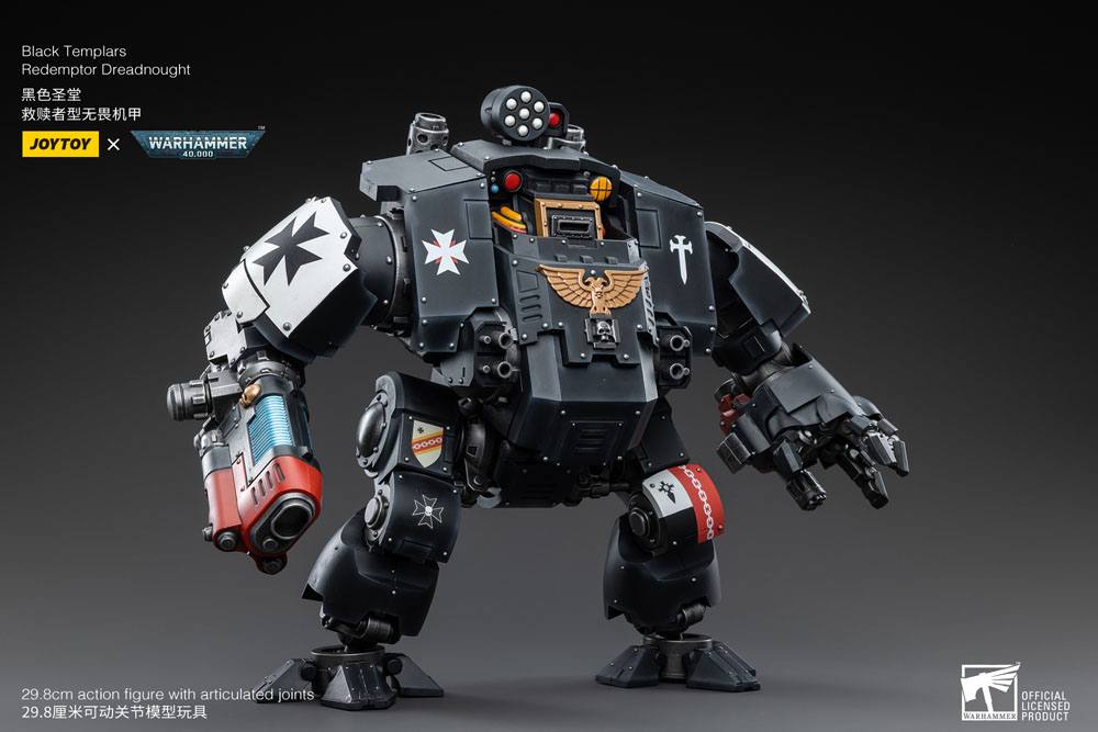 Joy Toy Warhammer 40k: Black Templars Redemptor Dreadnought 30cm - Image 11