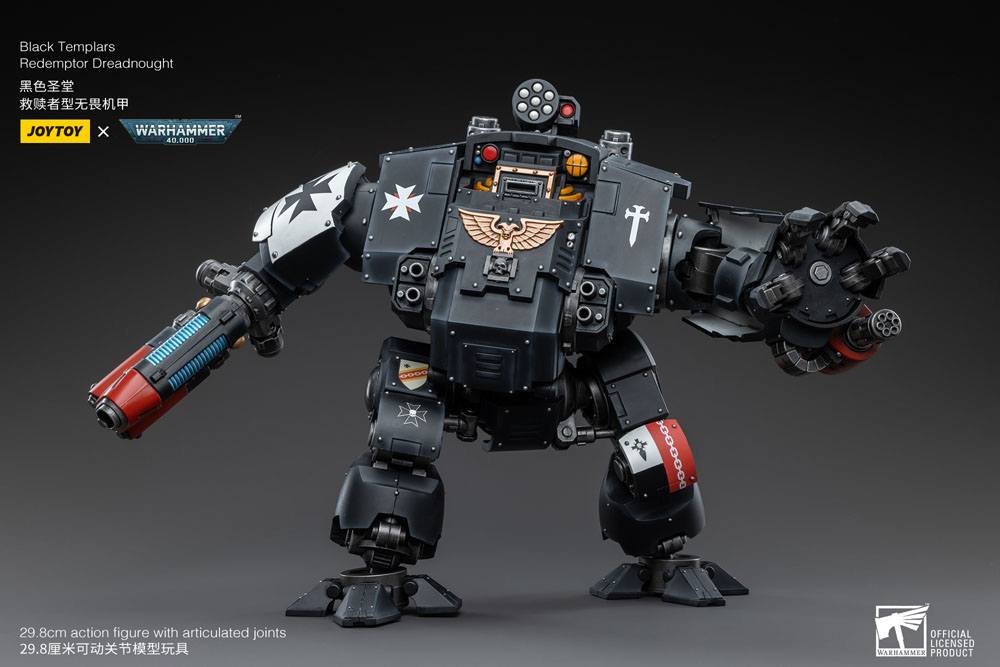 Joy Toy Warhammer 40k: Black Templars Redemptor Dreadnought 30cm - Image 15