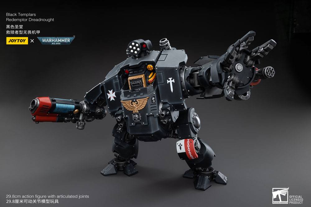 Joy Toy Warhammer 40k: Black Templars Redemptor Dreadnought 30cm - Image 16