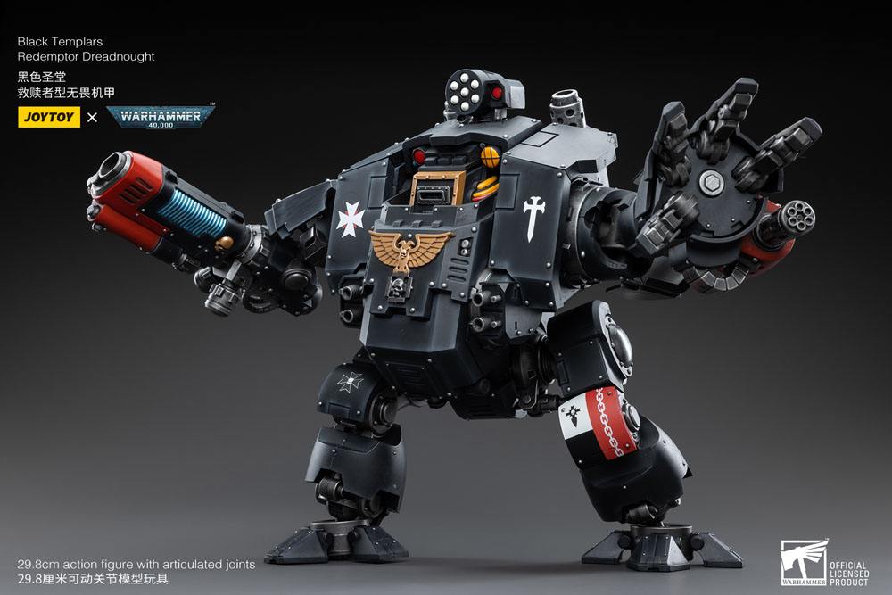 Joy Toy Warhammer 40k: Black Templars Redemptor Dreadnought 30cm - Image 17