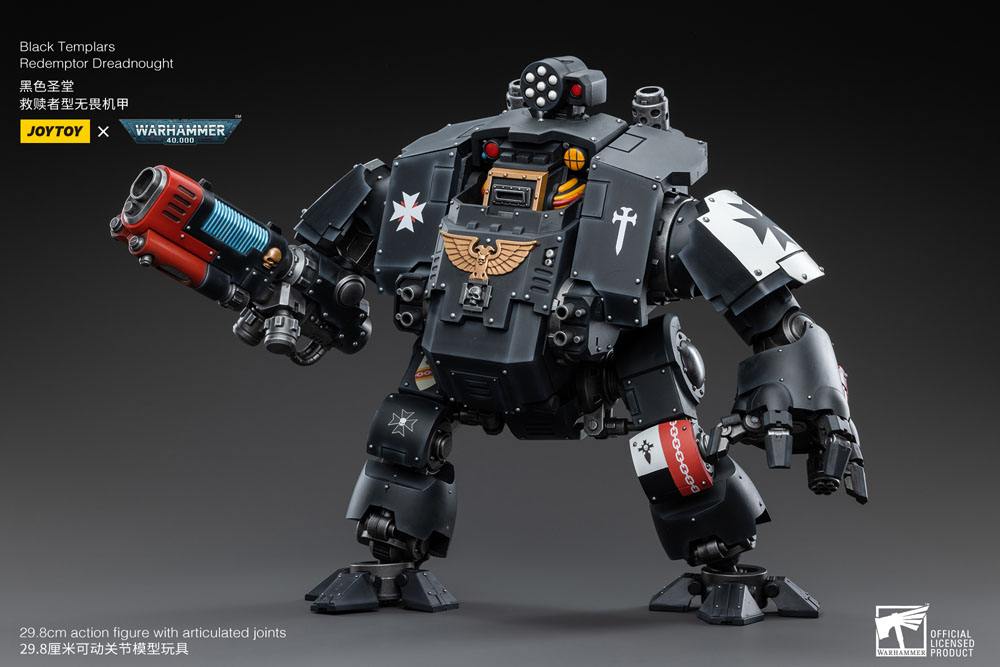 Joy Toy Warhammer 40k: Black Templars Redemptor Dreadnought 30cm - Image 5