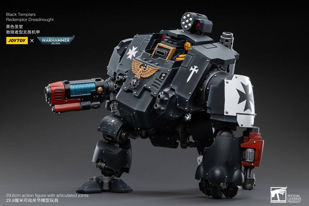 Joy Toy Warhammer 40k: Black Templars Redemptor Dreadnought 30cm - Image 6