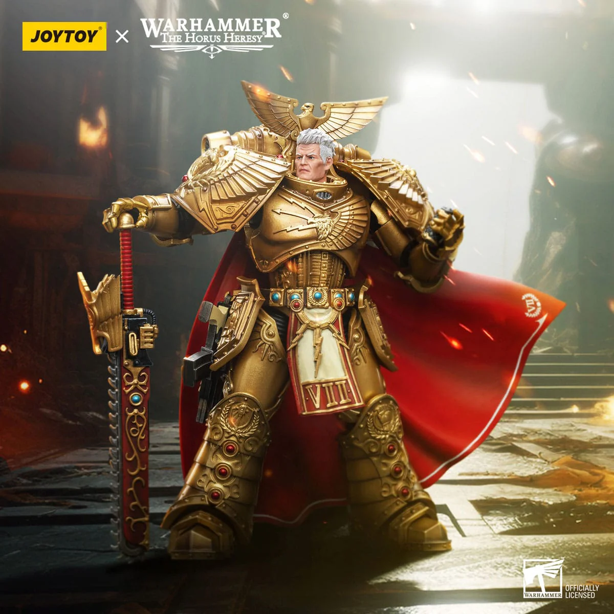 Joy Toy Warhammer The Horus Heresy: Imperial Fists Primarch Rogal Dorn 12cm - Image 6