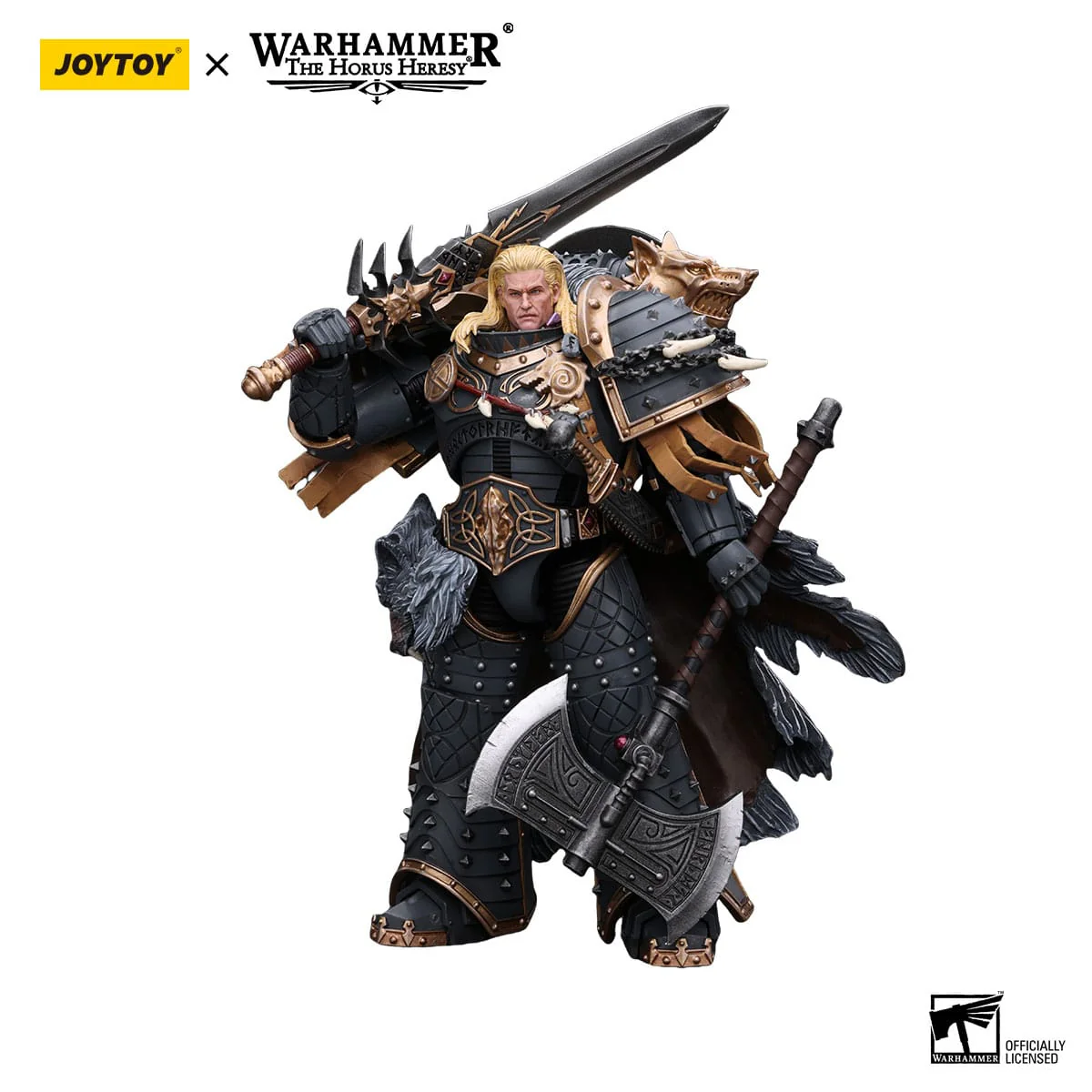 Joy Toy Warhammer 40k: Space Wolves Leman Russ Primarch 12cm - Image 2