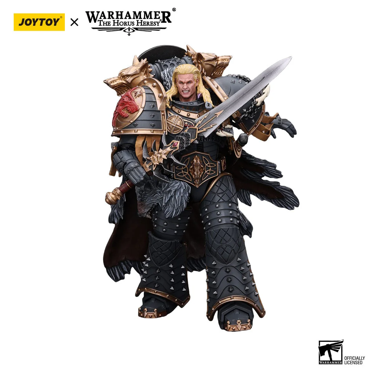 Joy Toy Warhammer 40k: Space Wolves Leman Russ Primarch 12cm - Image 4