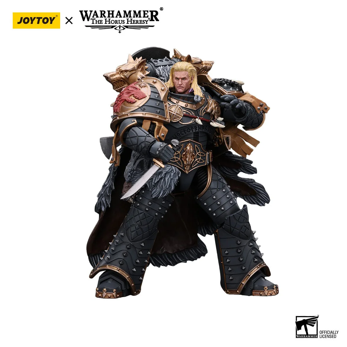 Joy Toy Warhammer 40k: Space Wolves Leman Russ Primarch 12cm - Image 6