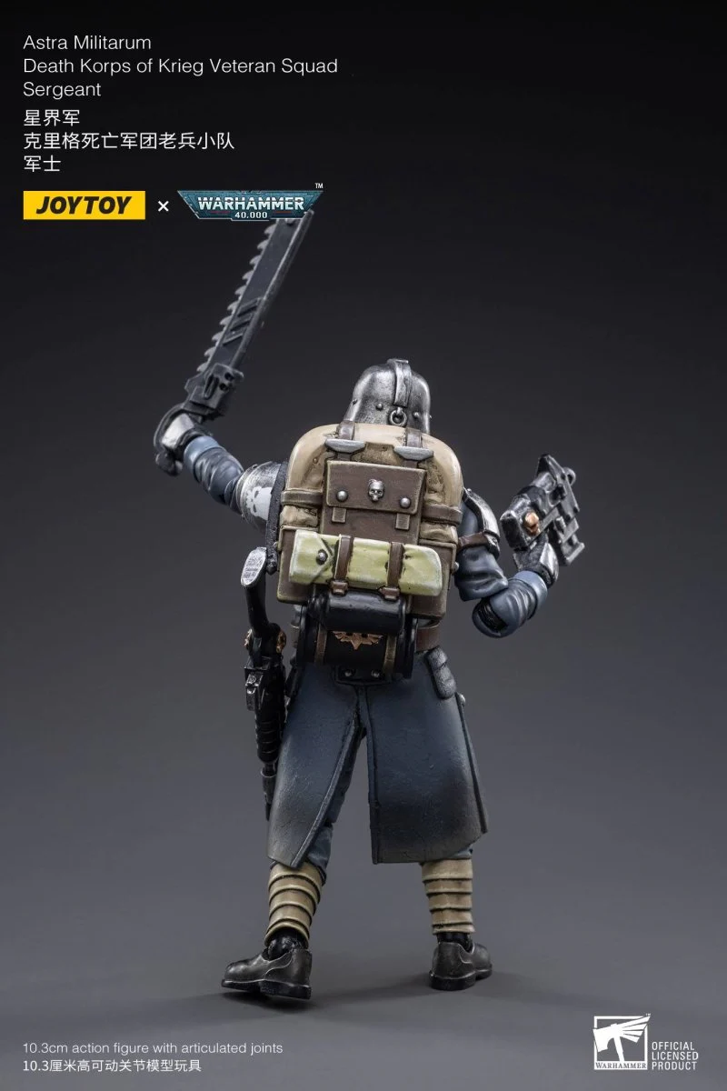 Joy Toy Warhammer 40k: Death Korps of Krieg Veteran Squad Sergeant 10cm - Image 4