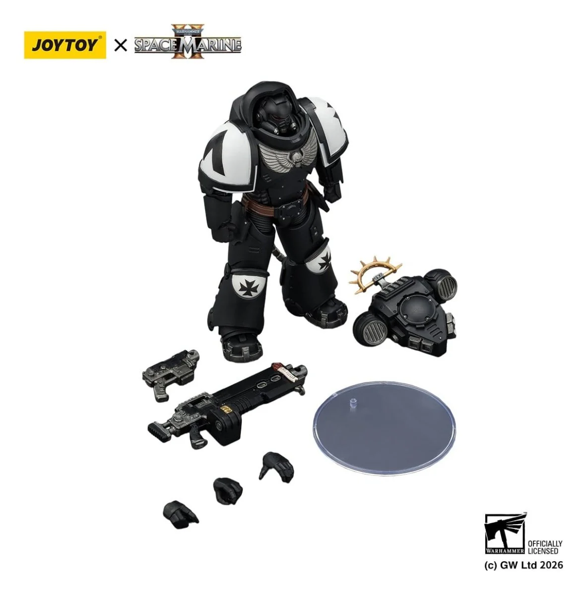 Joy Toy Warhammer 40k: Black Templars Heavy Intercessor 13cm - Image 2