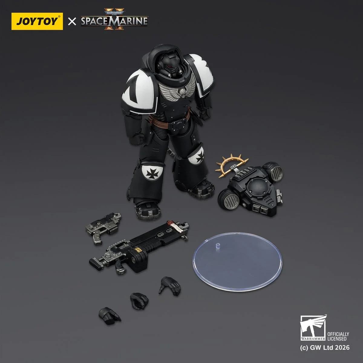Joy Toy Warhammer 40k: Black Templars Heavy Intercessor 13cm - Image 6