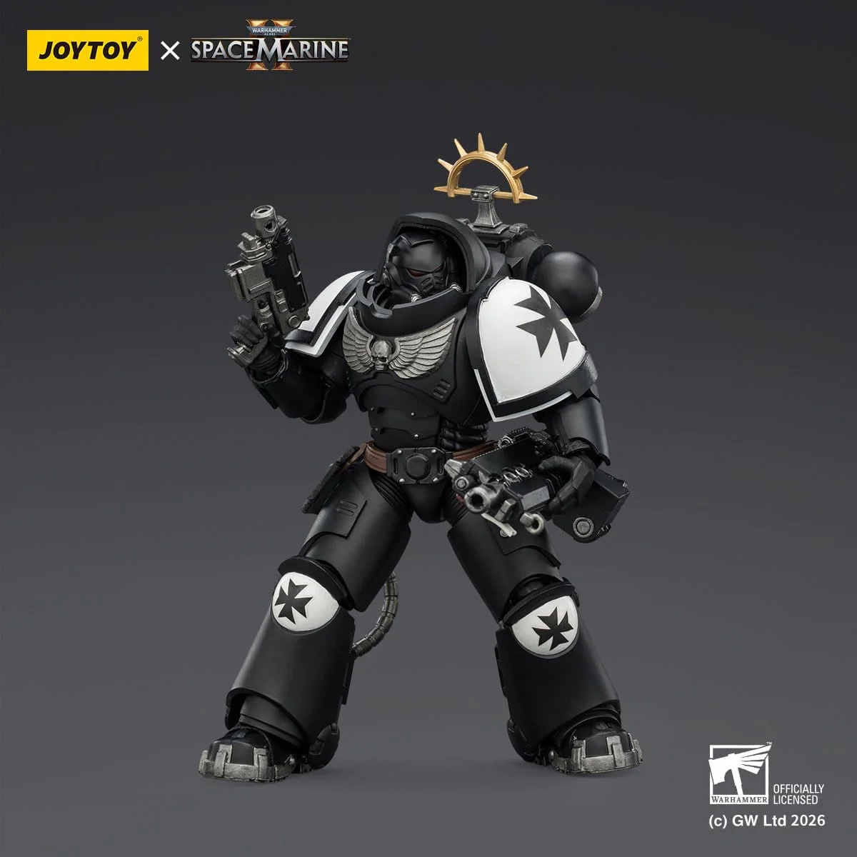 Joy Toy Warhammer 40k: Black Templars Heavy Intercessor 13cm - Image 7