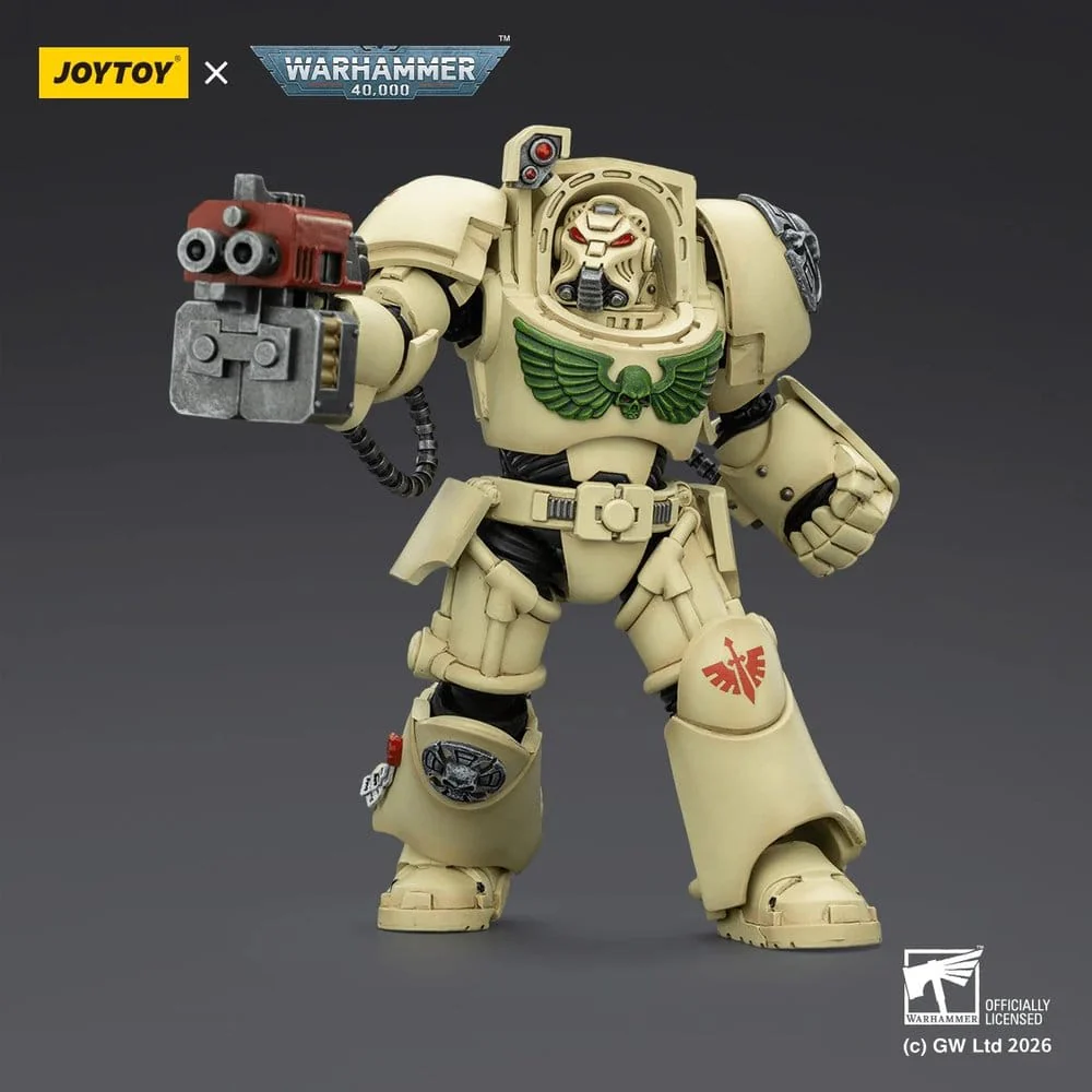 Joy Toy Warhammer 40k: Dark Angels Deathwing Terminator 2 with Power Fist and Storm Bolter 14cm - Image 2