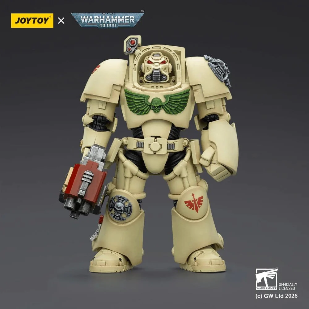 Joy Toy Warhammer 40k: Dark Angels Deathwing Terminator 2 with Power Fist and Storm Bolter 14cm - Image 3