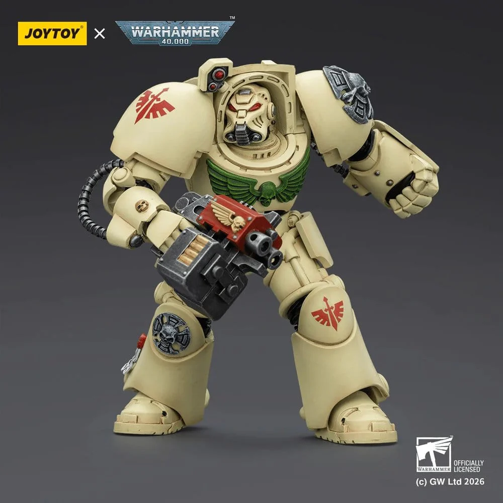Joy Toy Warhammer 40k: Dark Angels Deathwing Terminator 2 with Power Fist and Storm Bolter 14cm - Image 6