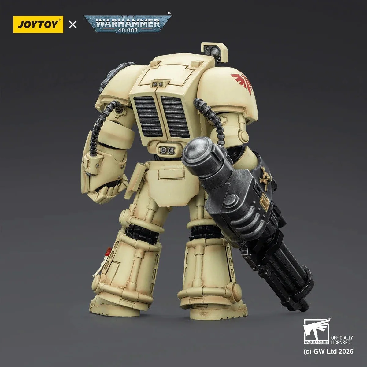 Joy Toy Warhammer 40k: Dark Angels Deathwing Terminator 3 with Power Fist and Assault Cannon 14cm - Image 4