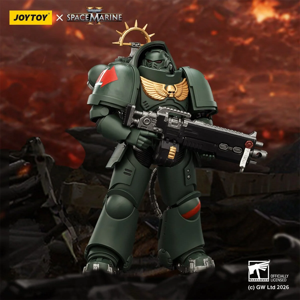 Joy Toy Warhammer 40k: Dark Angels Heavy Intercessor 13cm - Image 11