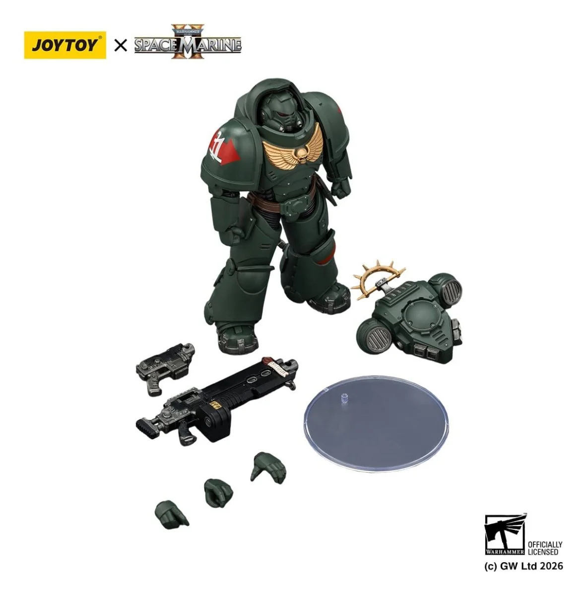 Joy Toy Warhammer 40k: Dark Angels Heavy Intercessor 13cm - Image 2