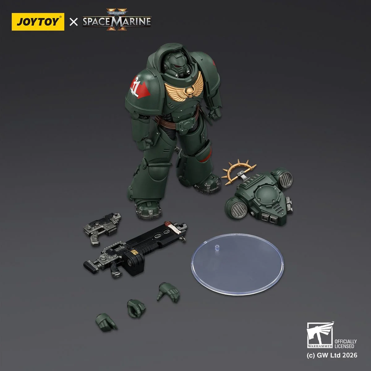 Joy Toy Warhammer 40k: Dark Angels Heavy Intercessor 13cm - Image 6