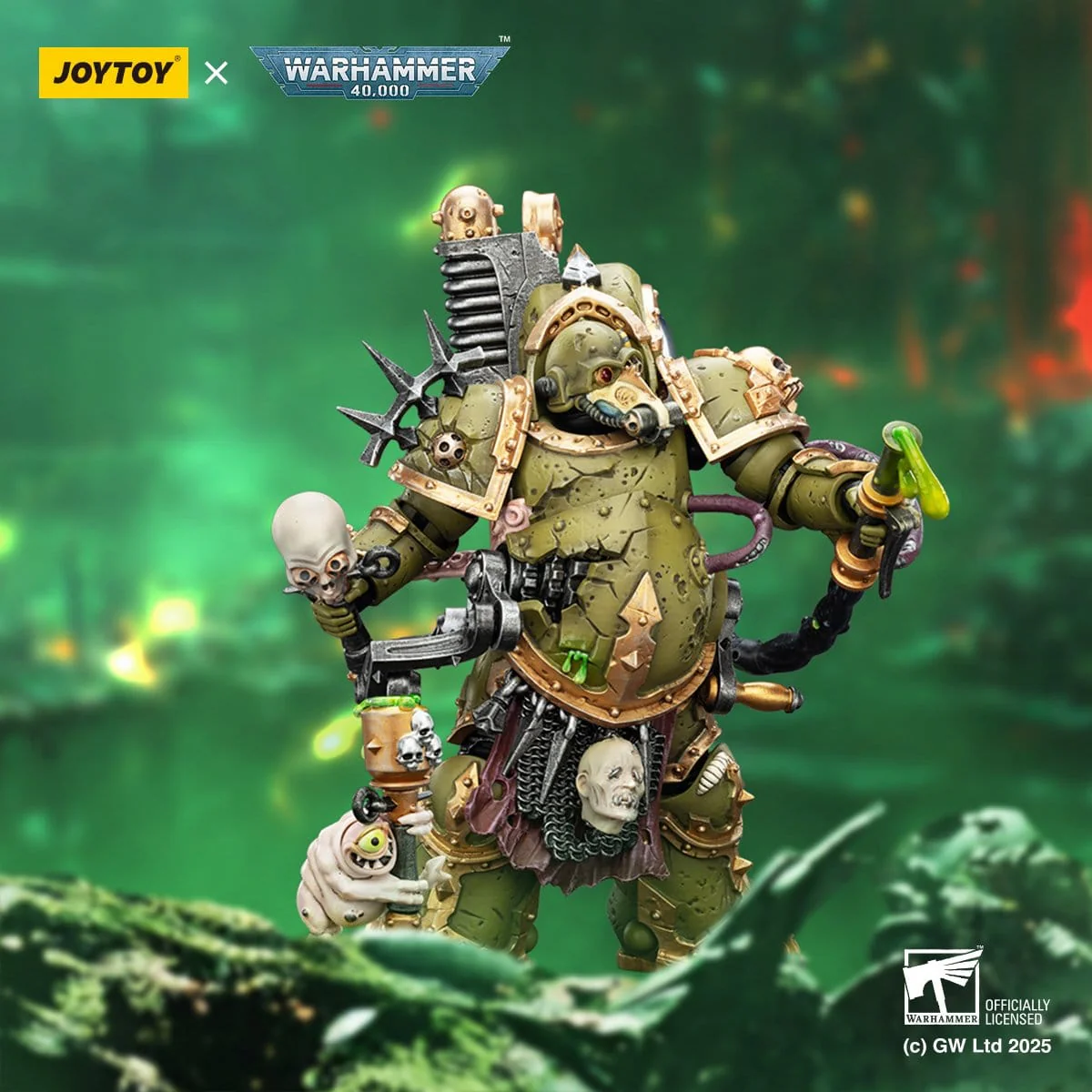 Joy Toy Warhammer 40k: Death Guard Foul Blight spawn with Plague Sprayer 12cm - Image 12