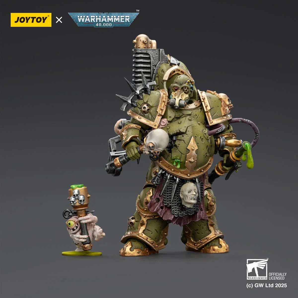 Joy Toy Warhammer 40k: Death Guard Foul Blight spawn with Plague Sprayer 12cm - Image 7