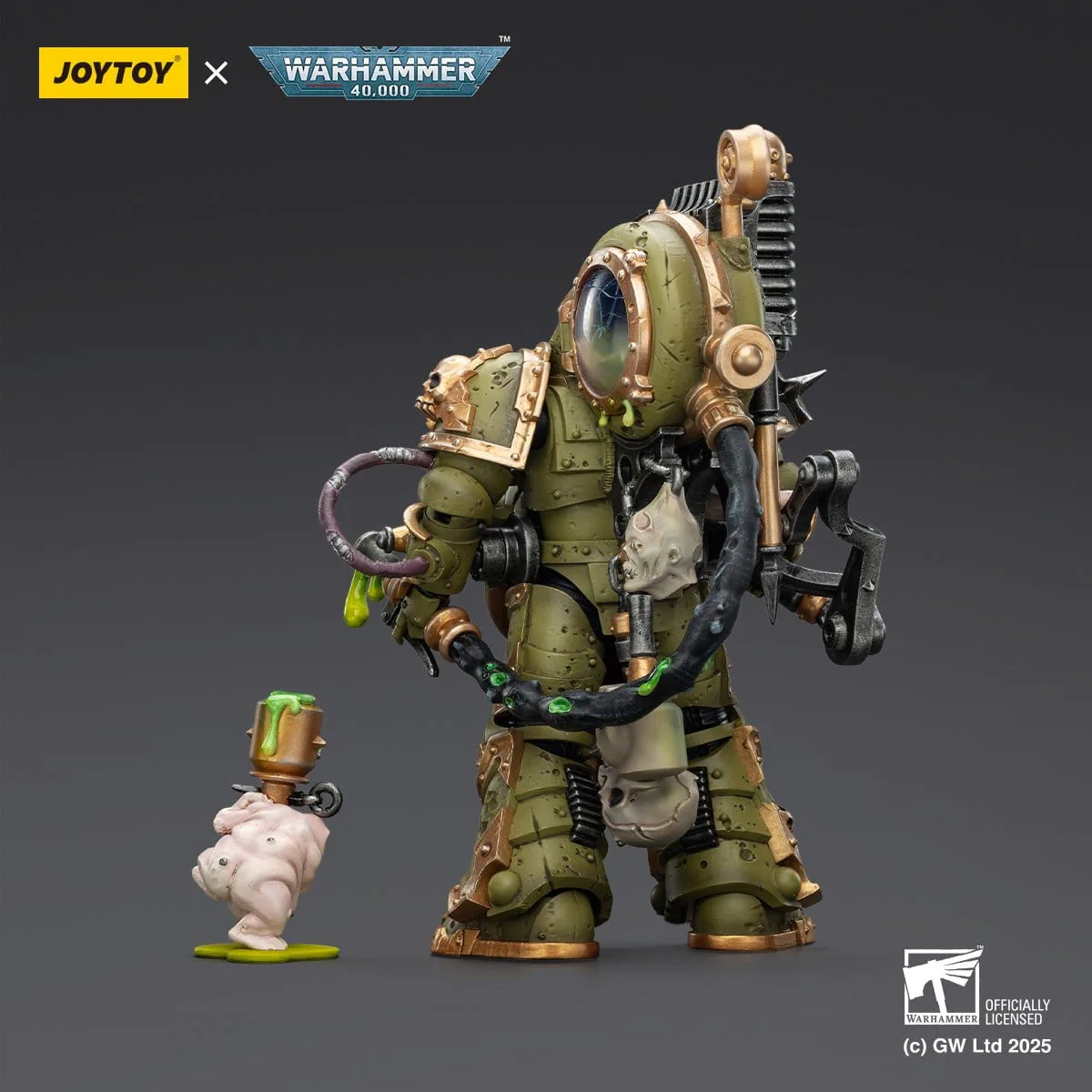 Joy Toy Warhammer 40k: Death Guard Foul Blight spawn with Plague Sprayer 12cm - Image 8
