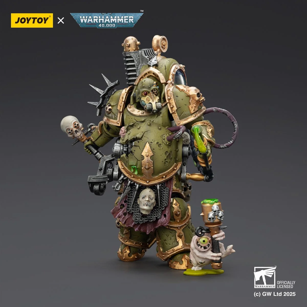 Joy Toy Warhammer 40k: Death Guard Foul Blight spawn with Plague Sprayer 12cm - Image 9