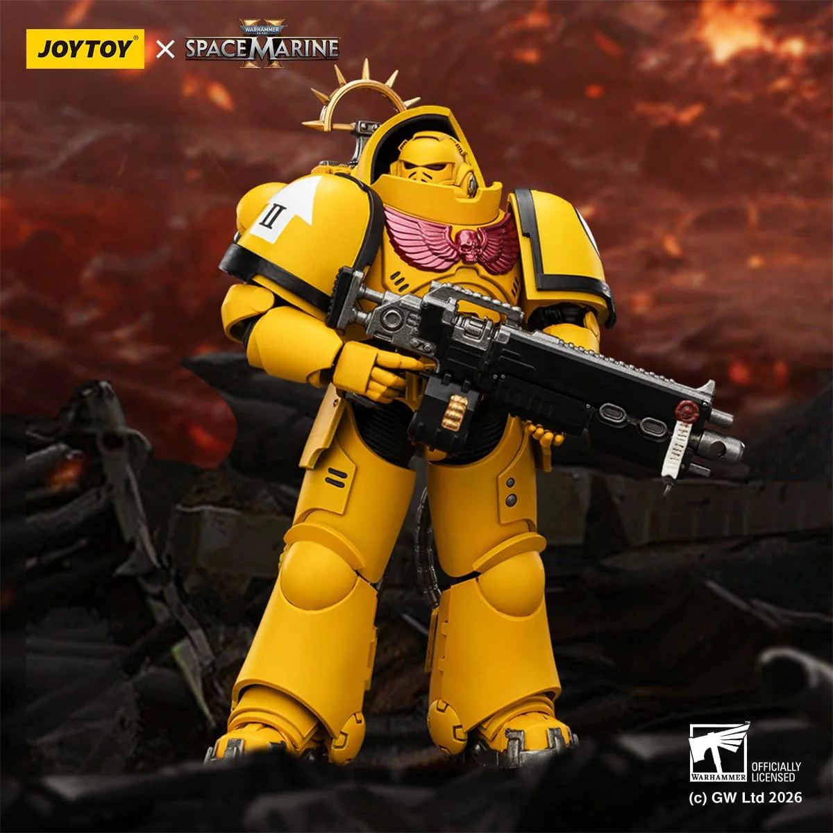 Joy Toy Warhammer 40k: Imperial Fists Heavy Intercessor 13cm - Image 11