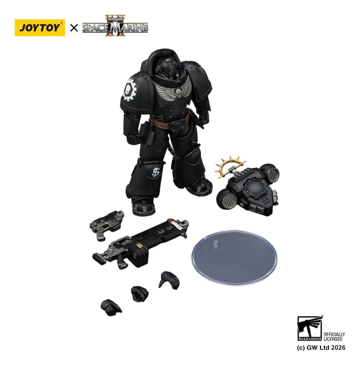 Joy Toy Warhammer 40k: Iron Hands Heavy Intercessor 13cm - Image 2