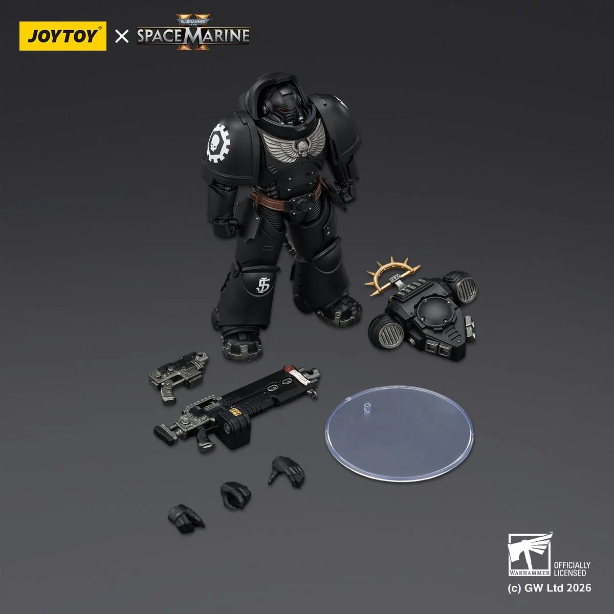 Joy Toy Warhammer 40k: Iron Hands Heavy Intercessor 13cm - Image 6